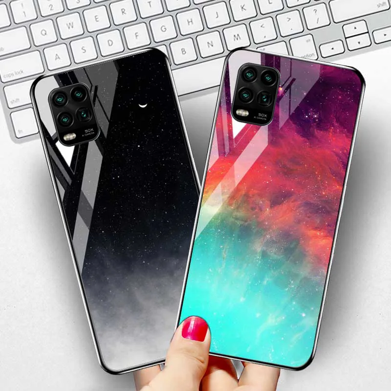 

Redmi Note 10 Pro Case For Xiaomi Mi 10T Pro Case Mi 10 Lite 11 Ultra Marble Tempered Glass Cover Poco F3 X3 M3 Redmi Note 9 Pro