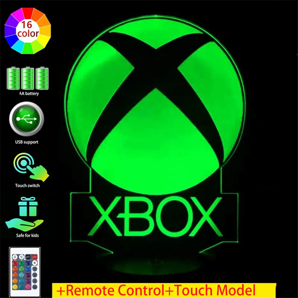 Светодиодный ночник с RGB-подсветкой настольная лампа изменением цвета питанием