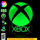 Светодиодный ночник с RGB-подсветкой, настольная лампа с изменением цвета, с питанием от USB или аккумулятора, креативный подарок на день рождения, для XBOX