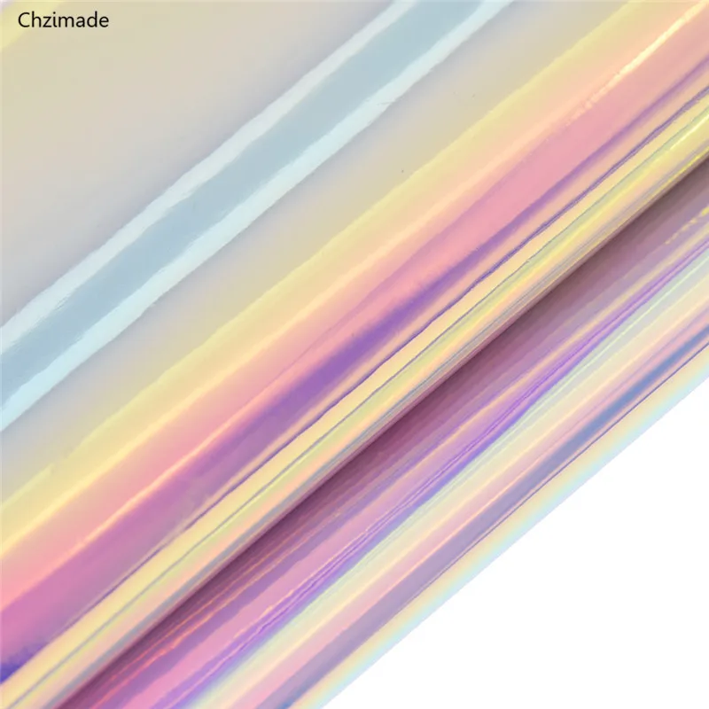 Chzimade 21x15 см A5 прозрачная искусственная ткань из искусственной кожи высокого качества Синтетическая Кожа DIY материал для сумок одежды