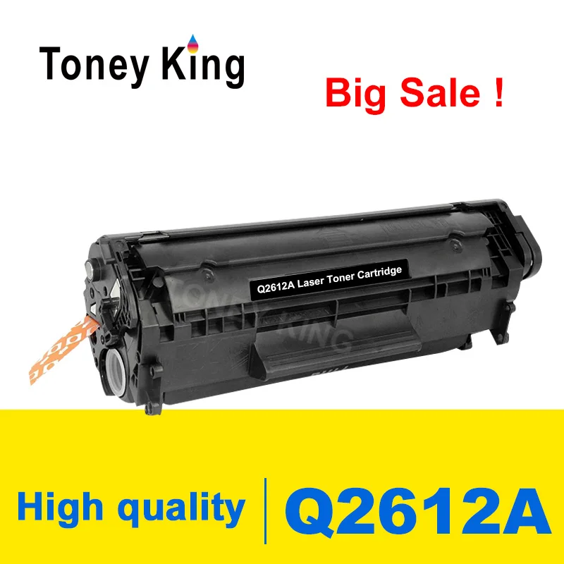 

Тонер-картридж Toney King Q2612A 2612a q2612a 12a совместимый с принтером HP LaserJet Pro 1010 1012 1015 1020 3015 с чипом
