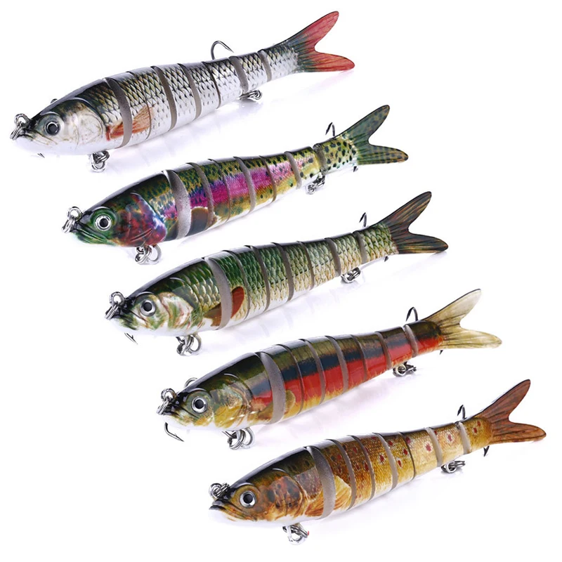

10/14cm Crankbaits Fishing Sinking Wobblers Fishing Lures Jointed Swimbait 6/8 Segment Artificial Bait For Fishing Tackle Lure