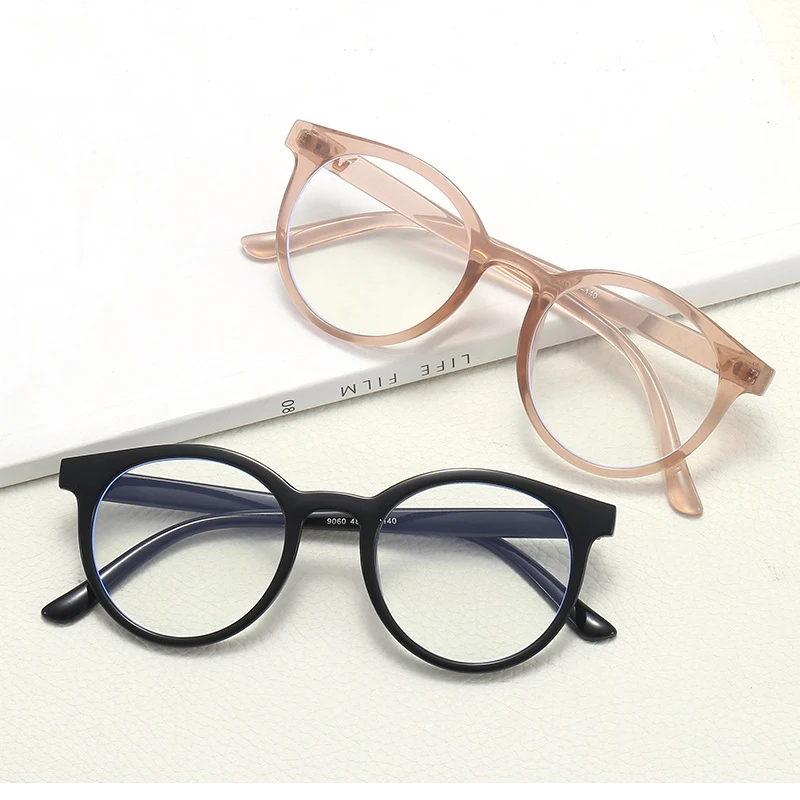 Круглые Женские очки с защитой от синего света оправа мужские компьютерные