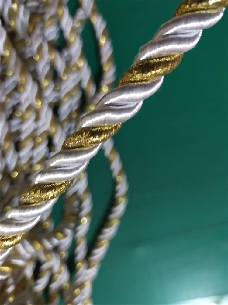 8 мм аксессуары для одежды из белого золота портативный Плетеный декоративный