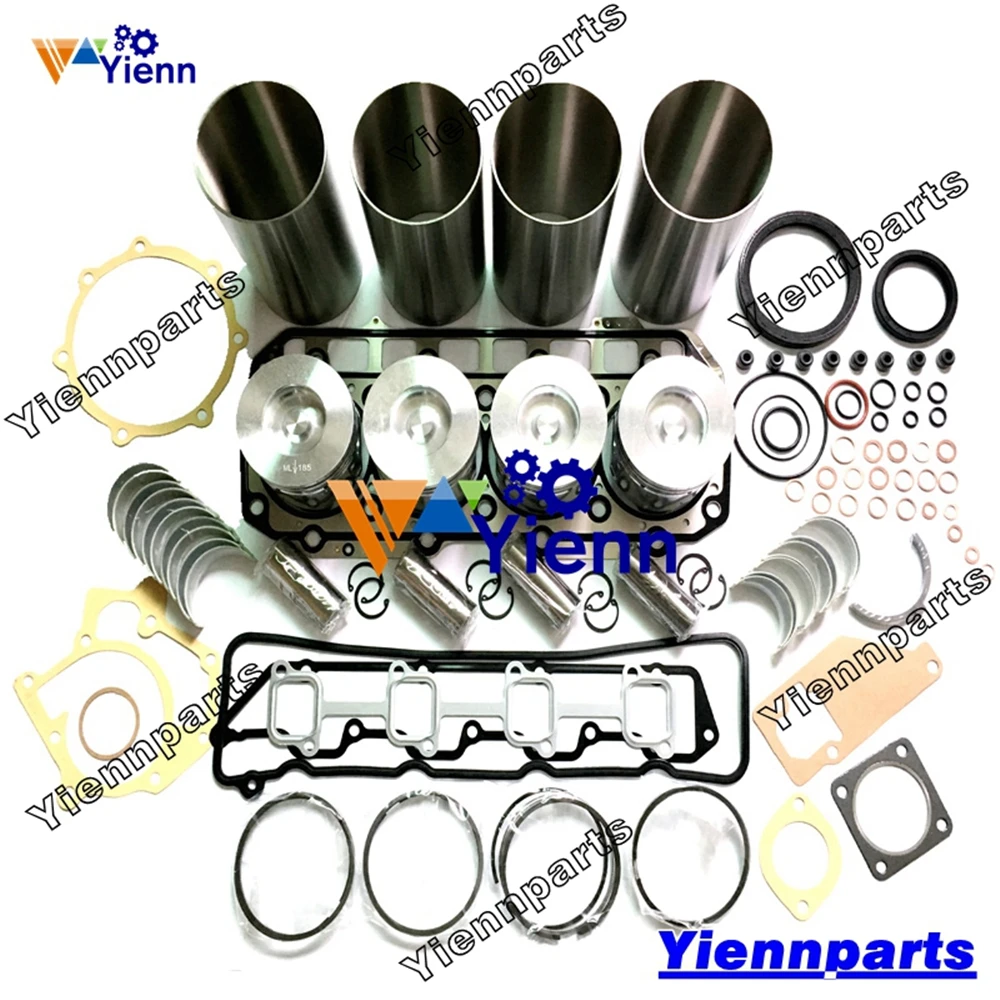 

S4D98E-2 S4D98E-2NFE Overhaul Rebuild Kit With Cylinder For Komatsu SK1020-5 SK1026-5 Loader Engine Repair Parts