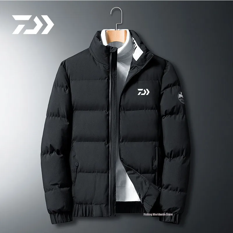 

DAIWA Autumn Winter Cotton Fishing Jackets Multi-pocket Durable Windproof Fishing Coats Breathable Hooded Fishing Clothing