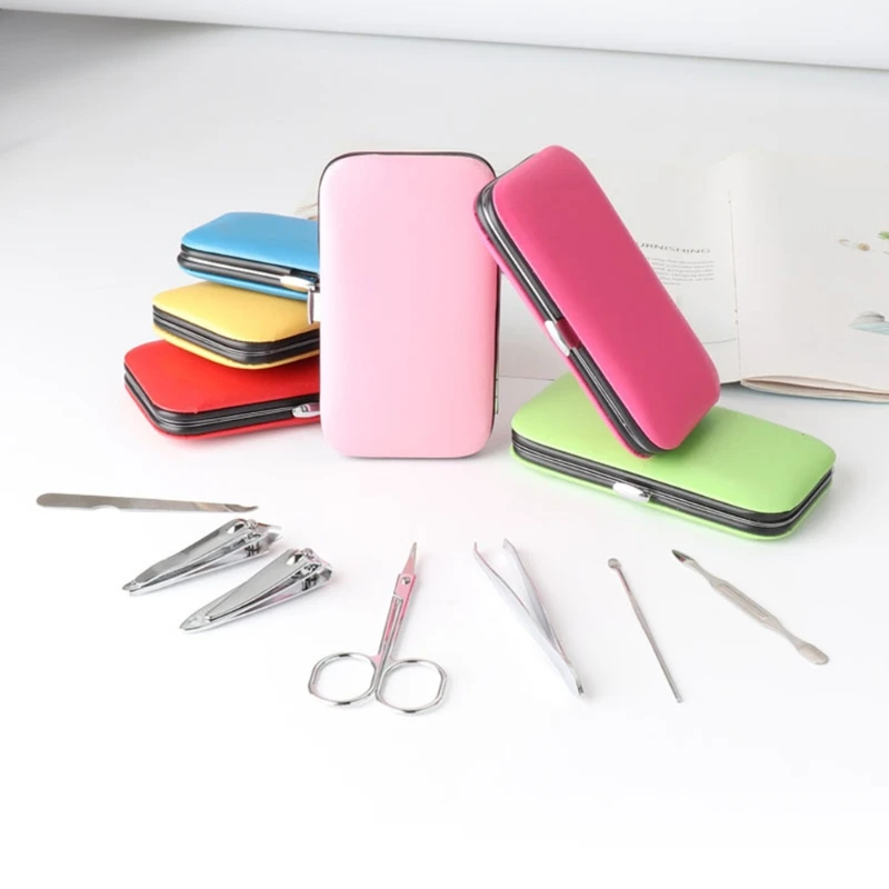 

High Wear Resistance Manicure Pedicure Set Nail Clippers Kit Hand and Foot Manicure Tool Ear Tool Eyebrow Scissors Stainles