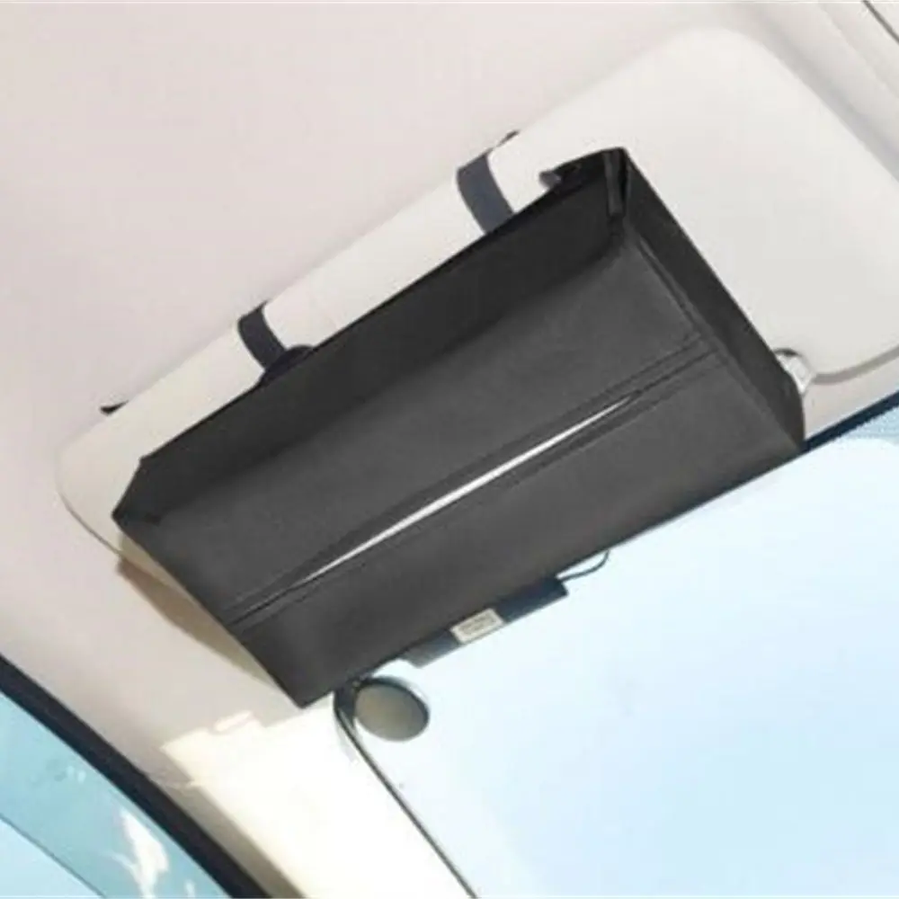 

Car PU Leather Tissue Box Cover Pumping Paper Hotel Car Home Napkin Holder Case