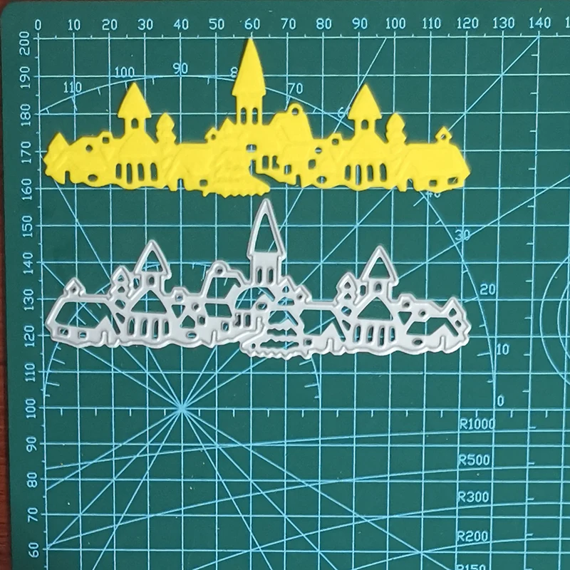 christmas metal steel cutting dies sled deer snowy house craft punch die stencils for scrapbooking album paper card making die free global shipping