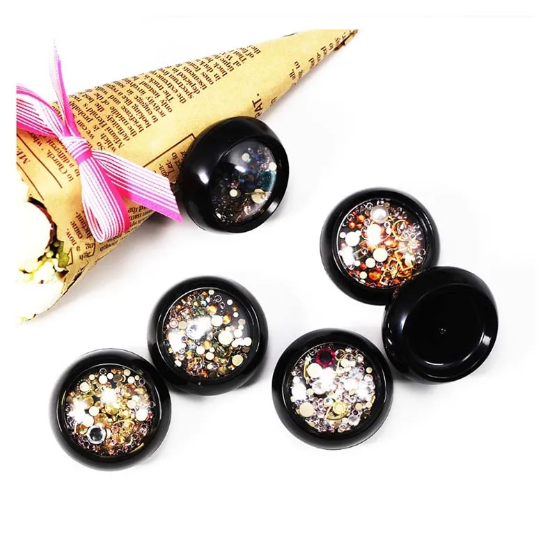 3D Стразы для дизайна ногтей жемчужные камни различные сделай сам драгоценные