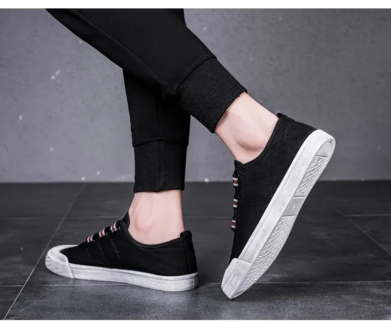 

2021 Fall Fashion Comfortable Men's Shoes Overfoot Vulcanized Shoes Shallow Mouth Color Block Casual Shoes Sports Shoes 39-44