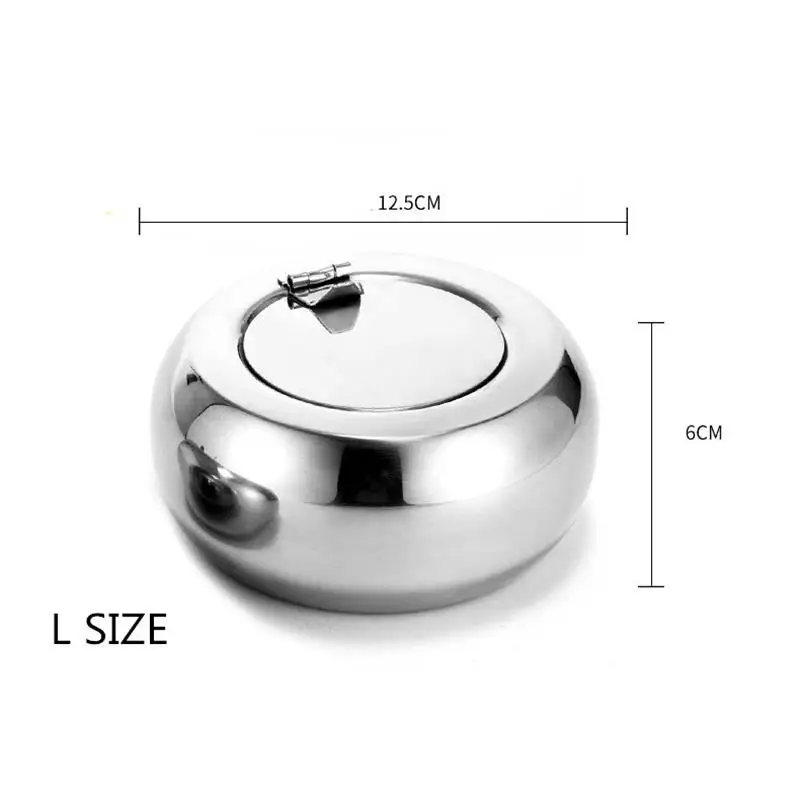 Нержавеющая сталь круглая пепельница творчески европейский Стиль в форме