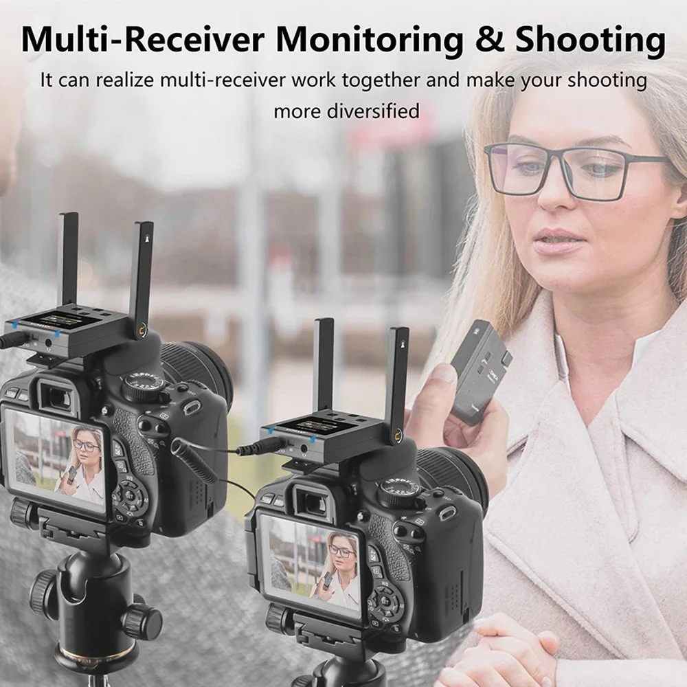 

COMICA BoomX-U U1 UHF Wireless Lavalier Microphone System with Transmitter Receiver 48 Channels TFT Display 120m Transmssion