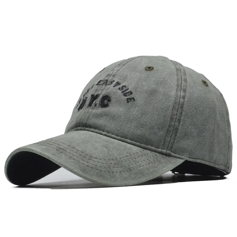 [NORTHWOOD] Мода Nyc Письмо Бейсболка Женщины Мужчины Snapback Шляпы Кости Хип-Хоп Шапки Водителя грузовика Хлопок Gorra Dad Hat - Цвет: Армейский зеленый