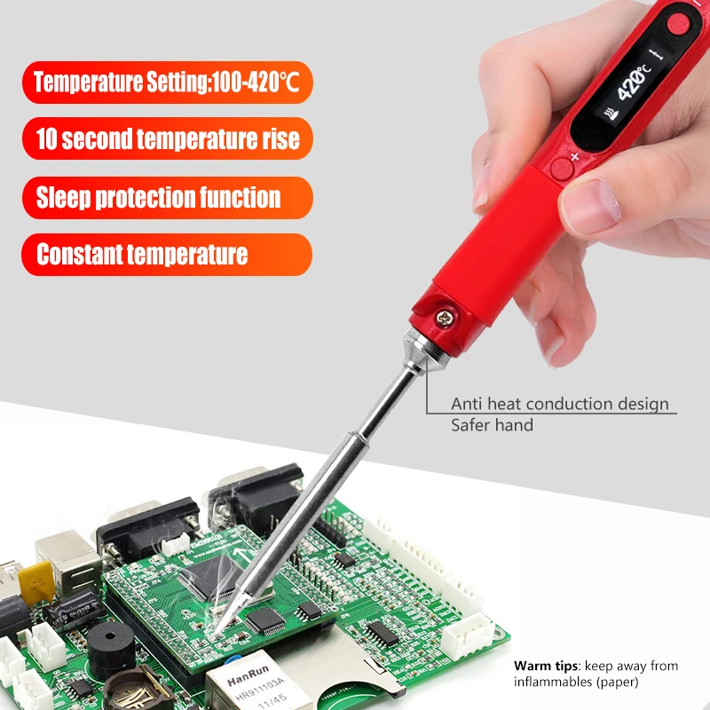 Умный портативный мини-паяльник Pine64 умный паяльник с разъемом Type-c на Usb C