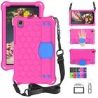 Дети чехол для Samsung Galaxy Tab A7 Lite 8,7 2021 SM-T220 SM-T225 Стенд противоударный Безопасный EVA чехол для планшета чехол с плечевым ремнем