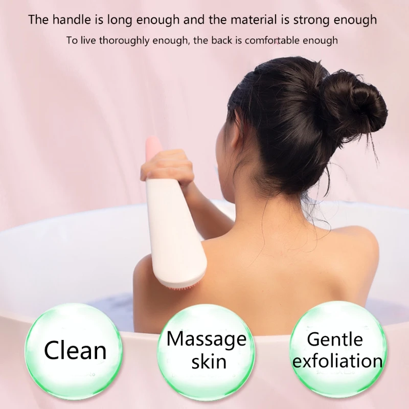 

New electric massage brush bathtub brush household lazy automatic massage brush rechargeable personal care equipment