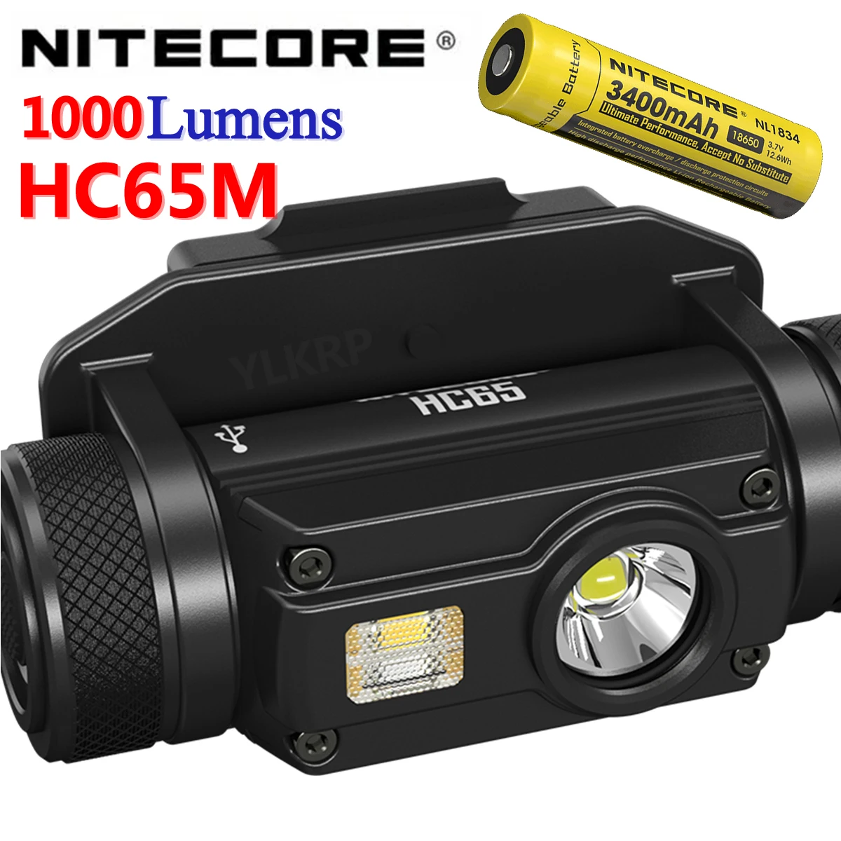 Оригинальное зарядное устройство Nitecore HC65M 1000 люмен Высокая производительность