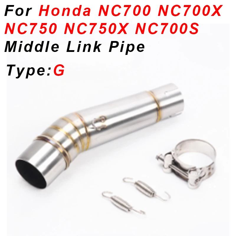 

Глушитель выхлопной для мотоцикла Honda NC700, NC700X, NC750, NC750X, NC750S, модифицированный глушитель выхлопной трубы DB Killer Escape Moto, среднее звено трубы