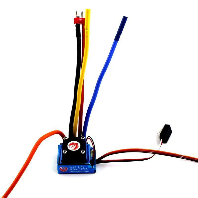 Высокое качество 7 4 V 120A RC лодка с датчиком бесщеточный ESC электрический регулятор
