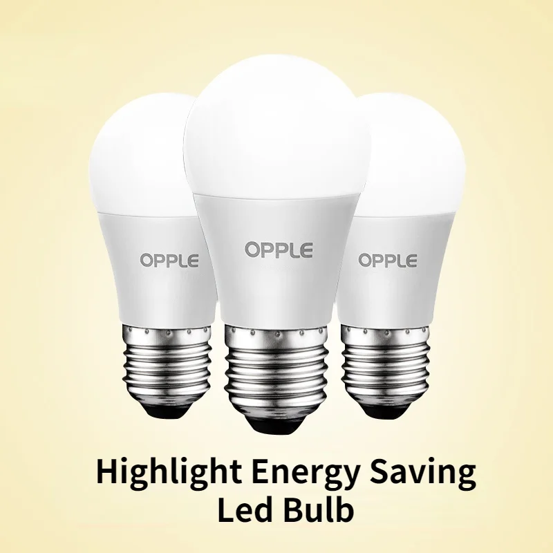 opple led bulb ecomax1 e27 3w 9w 12w 14w screw mouth 176v264v 3000k 6500k white warm color for house living room yard free global shipping