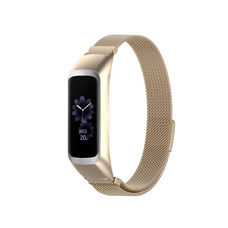 Ремешок из нержавеющей стали для Samsung Galaxy Fit 2 умный браслет магнитный