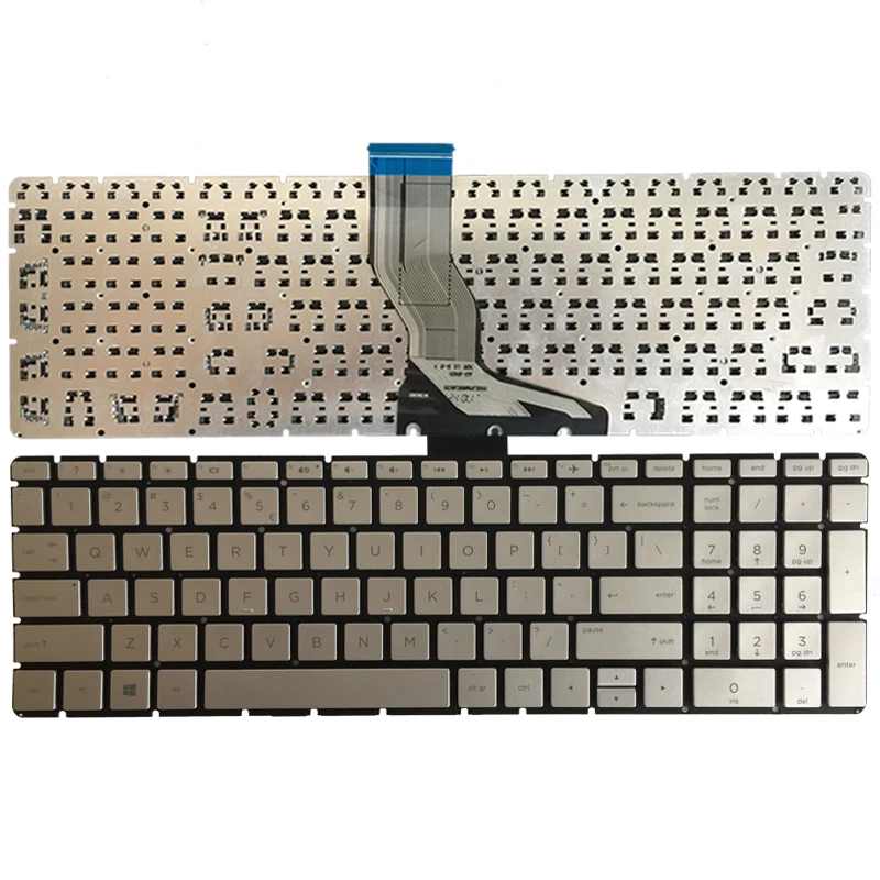 US клавиатура ноутбука для HP 15T 15Z 15 BR BS BU BW 250 255 256 G6 L03442 001 AP2040001C1 TPN C129 C130 Palmrest