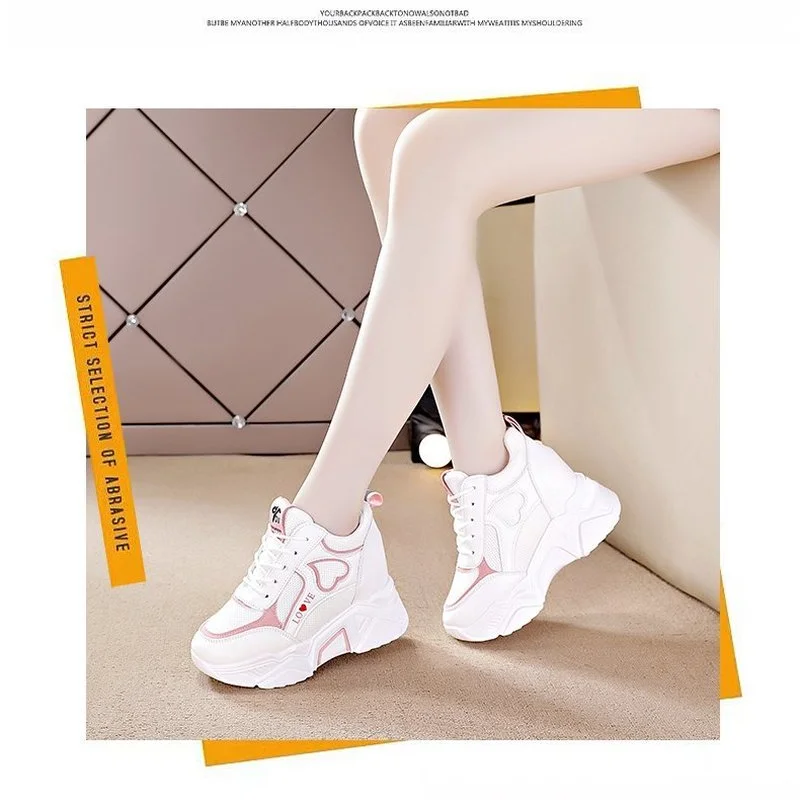

2021 Women's Thick-soled Non-slip Sneakers, Chunky Women's Casual Daddy Shoe Basket, Women's Fashion Sports Mesh Lace-up Shoes