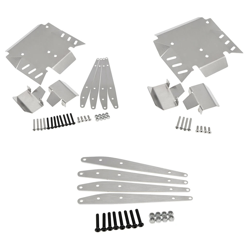 

RC Chassis Armor Protection Set Fit for Axial 1:10 RC Rock Crawler Car Accs