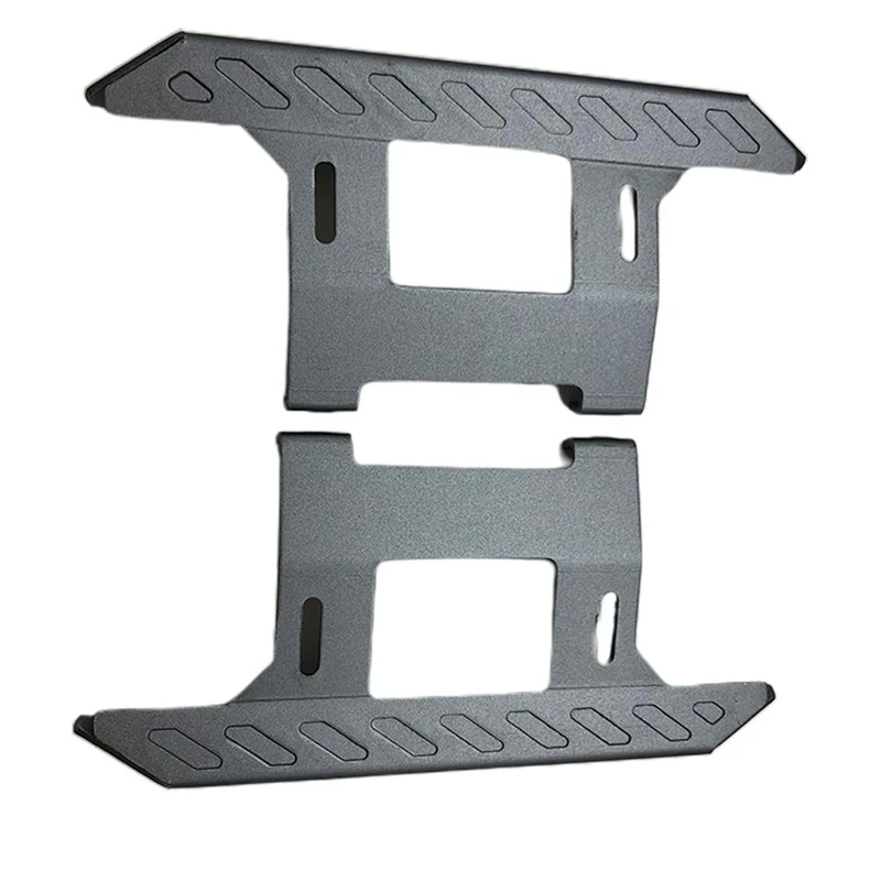 

2Pcs RC Car Metal Dull Polish Side Pedal for 1/10 RC Crawler Car Axial SCX10 90046 90047 CC01 D90