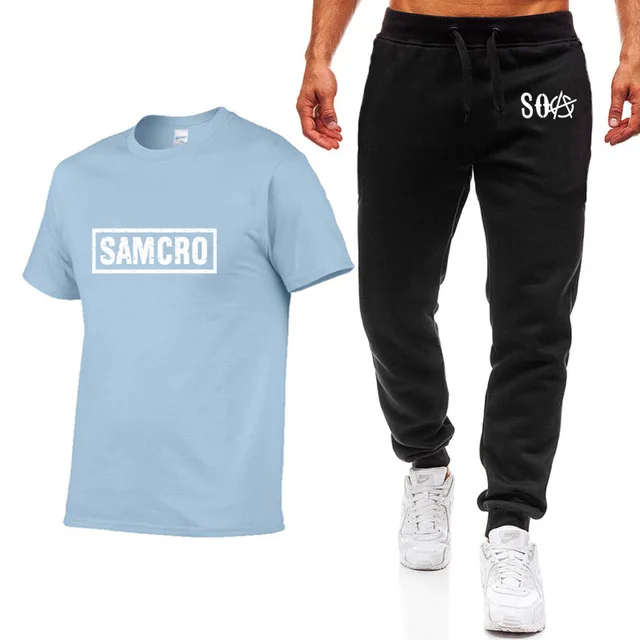 Горячая ТВ SOA Сыновья Анархии косплей костюм Мужская футболка SAMCRO череп печати