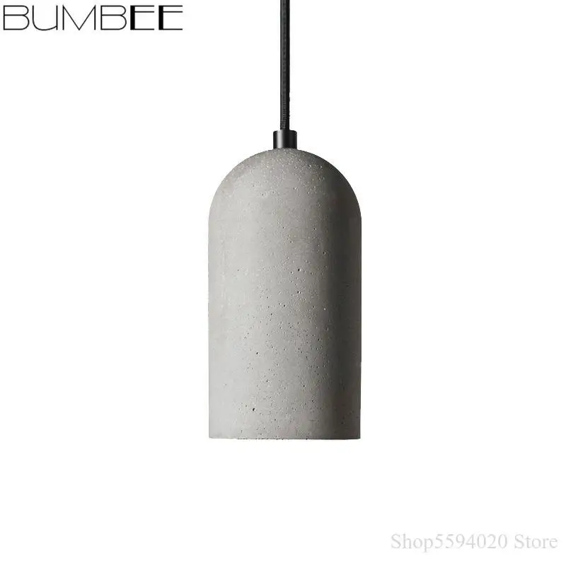 Ретро американский кантри подвесные светильники скандинавский цемент лампа