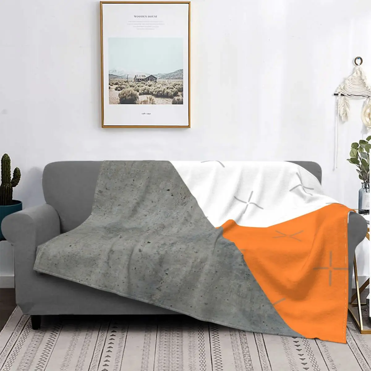 

Бетонное белое одеяло мандарина покрывало для кровати плед для дивана покрывала с капюшоном пляжное полотенце роскошное