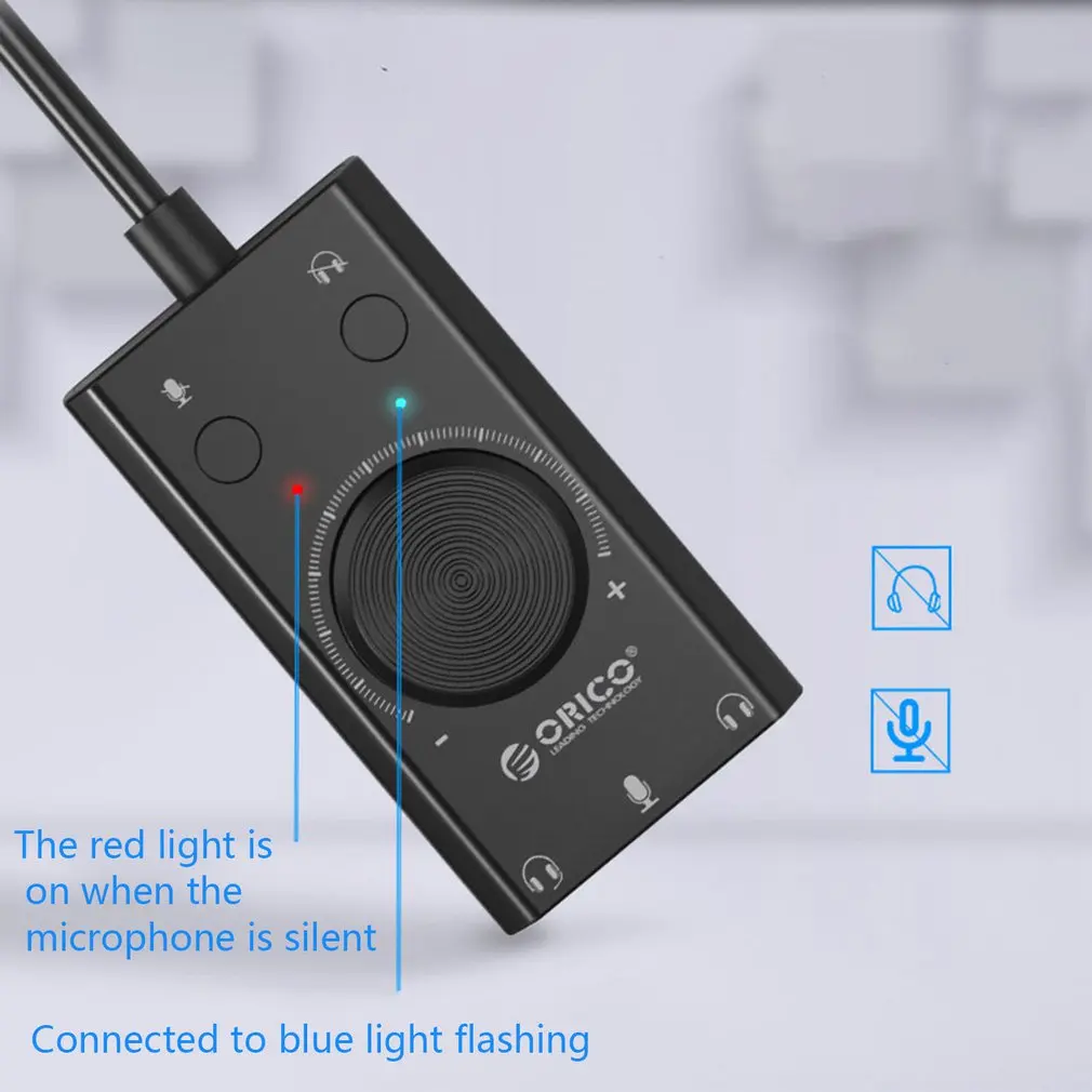 Многофункциональный драйвер Бесплатная Внешняя USB Звуковая карта для