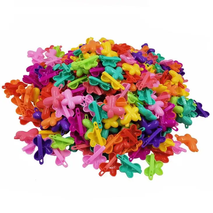 20 шт./лот большой красочный цветок бабочка сердце бант заколка для волос