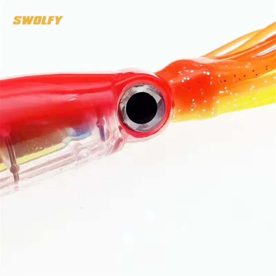 SWOLFY 6 шт. борода резиновая 40 г рыболовные снасти джиг жесткая приманка для рыбалки