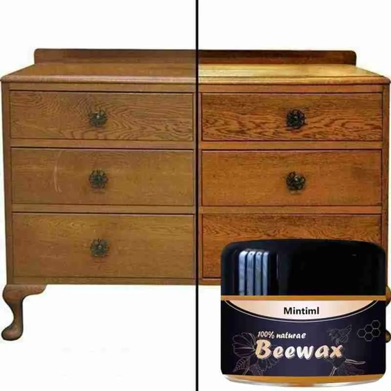 

40g Natural Wood Seasoning Beeswax Waterproof Bee-wax Cabinets Doors Chairs Polisher Wax Furniture Cleaner Care Wood G8R1