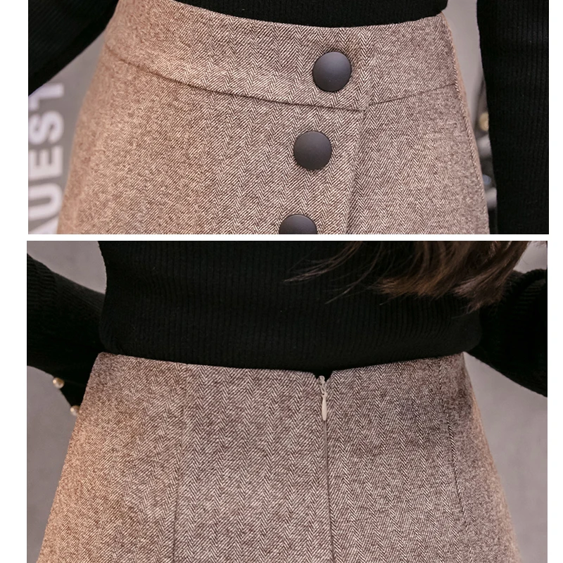 

New Winter And Autumn Women Shorts Solid Button Zipper High Waist Shorts For Women Shorts Skirts Harajuku Black Shorts 7635 50