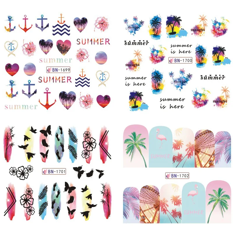 Новое поступление 3D наклейки для ногтей Валентин на Хэллоуин и Рождество