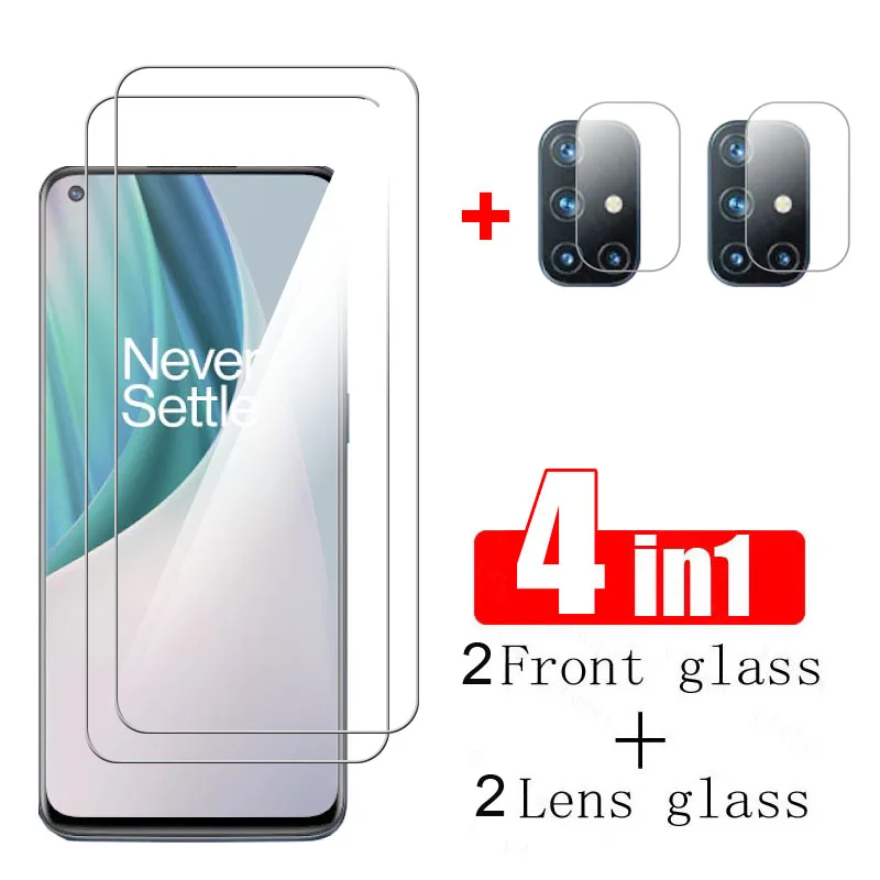 

4 в 1, Защитное стекло для Oneplus Nord N10