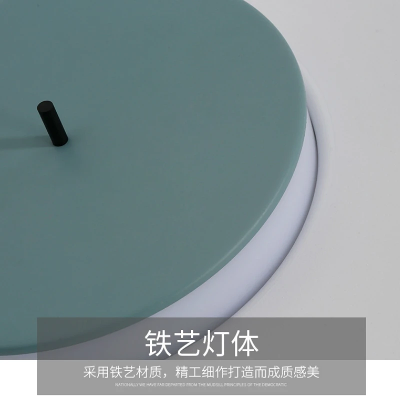 НЛО железа искусства потолочный светильник s акриловый абажур Гостиная