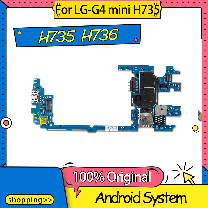 Полностью Рабочая материнская плата для LG G4 mini H735 H736 разблокированная Логическая