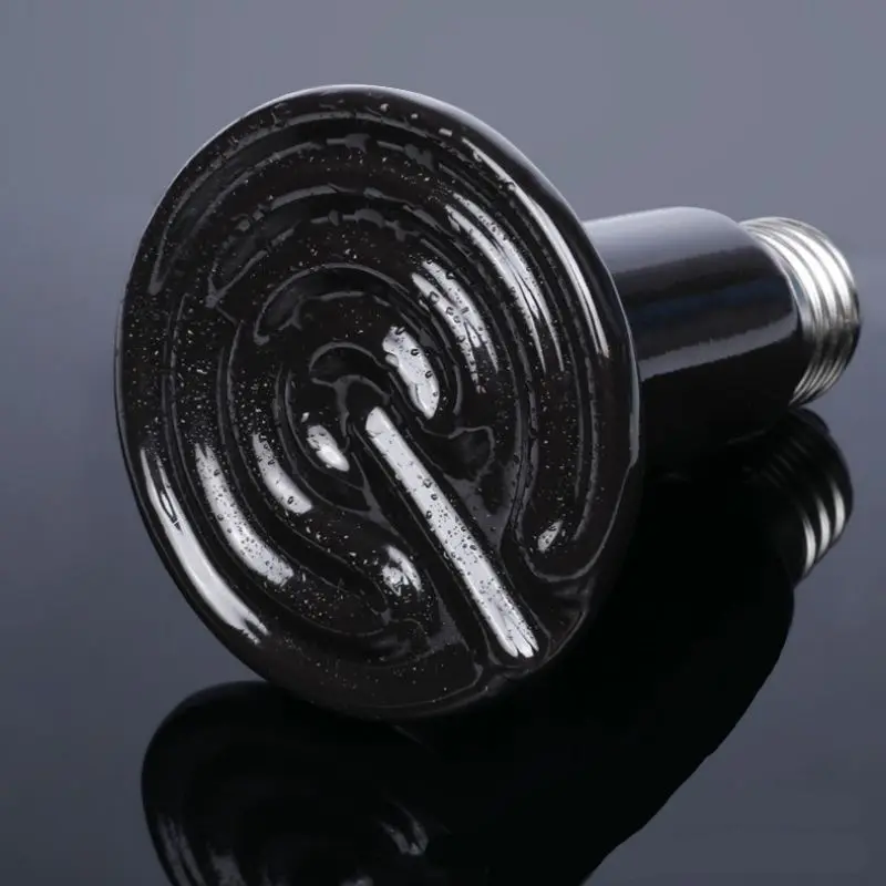 Керамический инфракрасный обогреватель для выводка, домашних животных, светильник для птичей клетки, лампа для рептилий, обогреватель для куриц, ящериц, черепах, аквариумов, змей, безопасный свет.