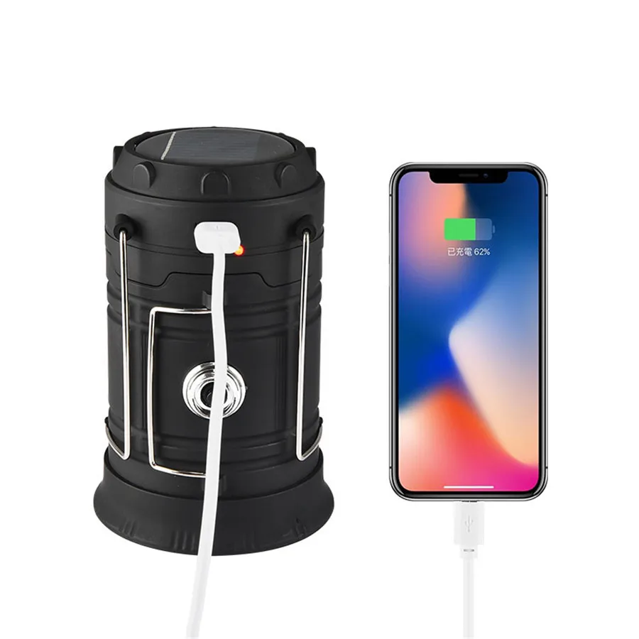 Солнечная приведенная в действие 2 1 СВЕТОДИОДНЫЙ кемпинговый светильник