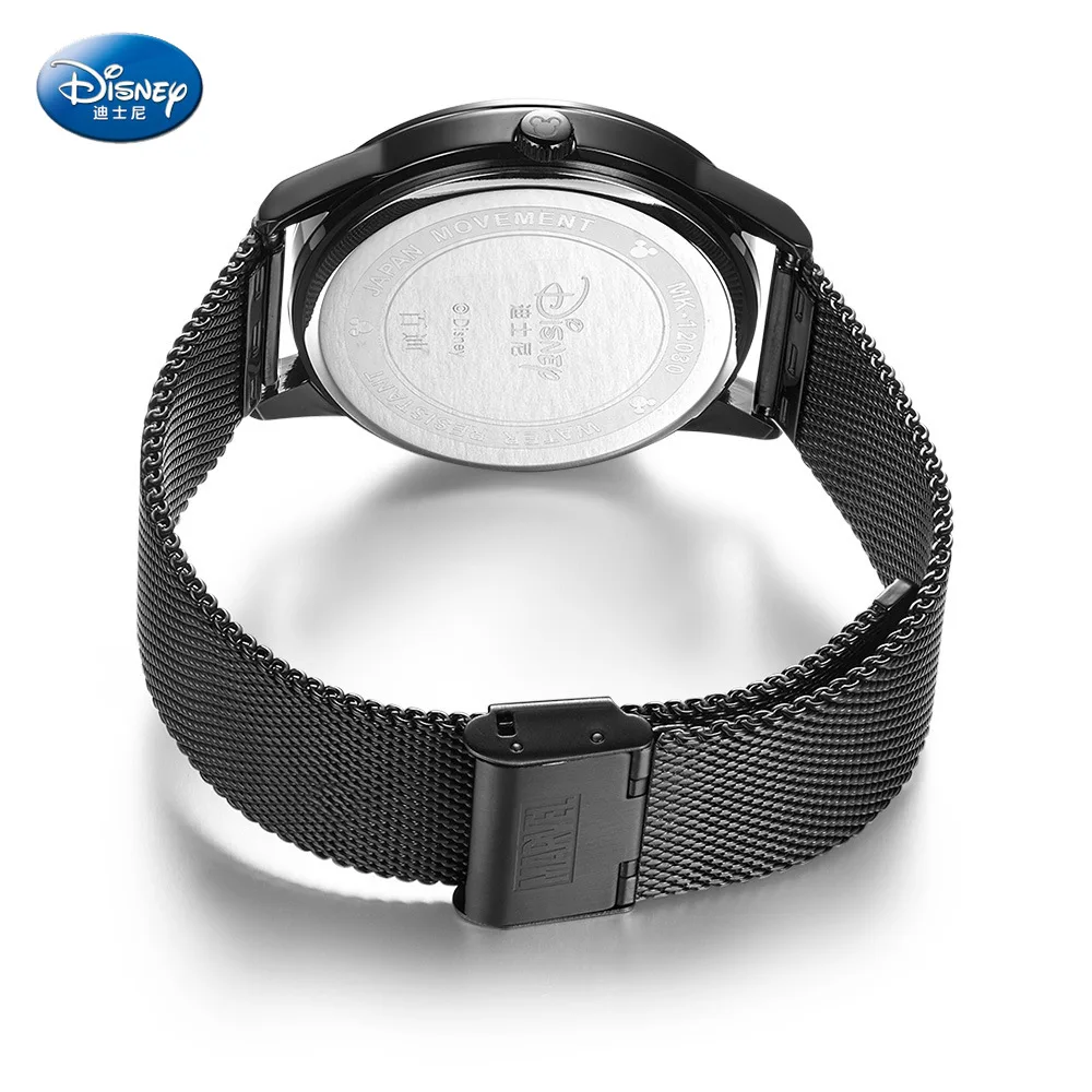 

Disney men's Mickey Mouse quartz watch luminous calendar leather watch fashionable and unique retro design Water Resistant 3Bar