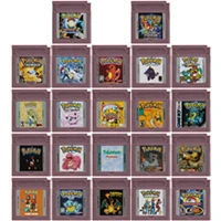 

Video Game Cartridge Console Card 16 Bits Pokeon Blue Kaizo Bronze Orange Pink Prism Brown For Nintendo GBC English Version