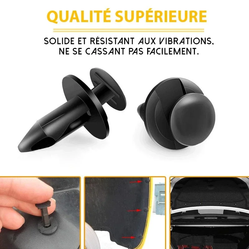 

160pcs Mixed Auto Fastener Clip Car Body Push Retainer Pin Rivet Bumper Door Trim Panel Retainer Fastener Kit Car Accessories