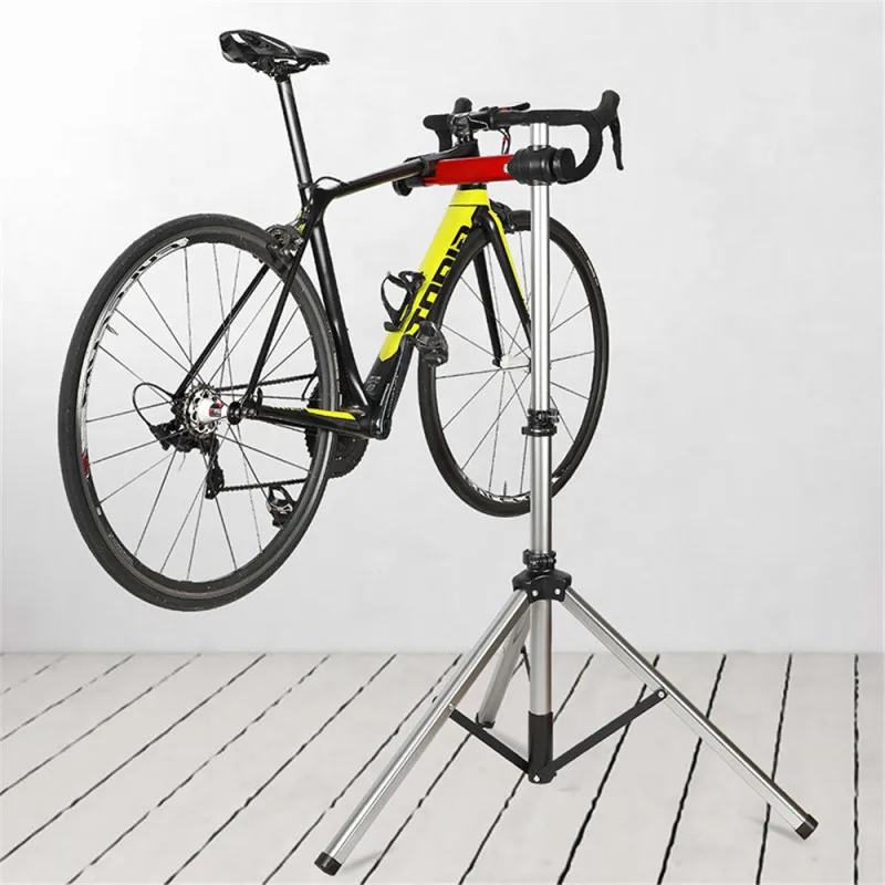 Стенд для ремонта велосипеда, складной алюминиевый велостенд с регулируемой высотой для ухода дома.