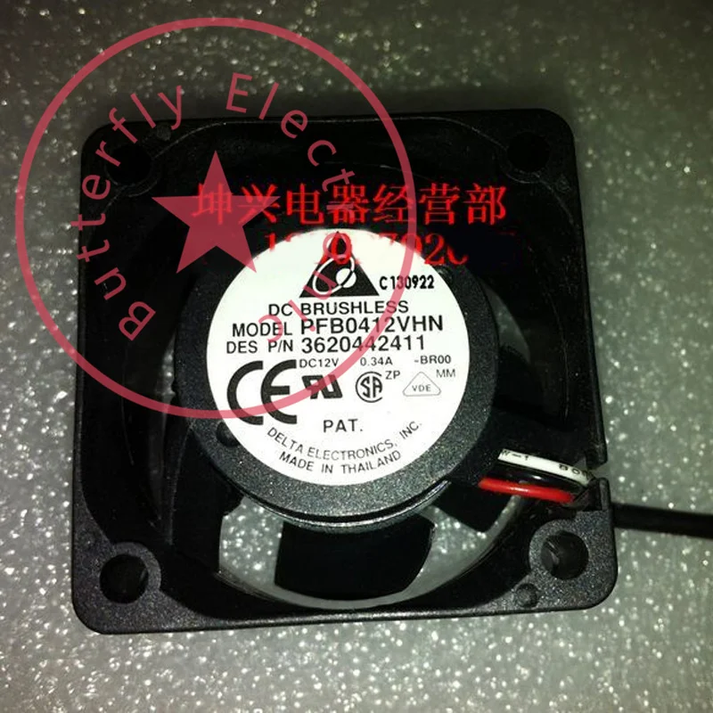 

Новый бренд PFB0412VHN DC12V 0.34A оригинальный 4028 40*40*28 мм осевой вентилятор охлаждения
