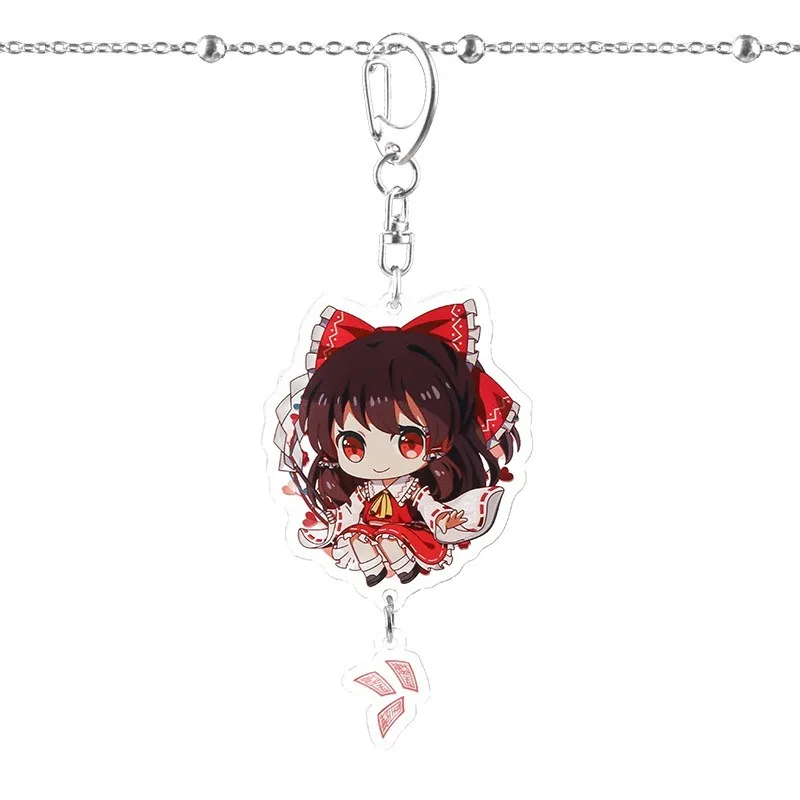 Брелок Touhou Project мужской мультяшный брелок для ключей женский Hakurei Reimu креативный